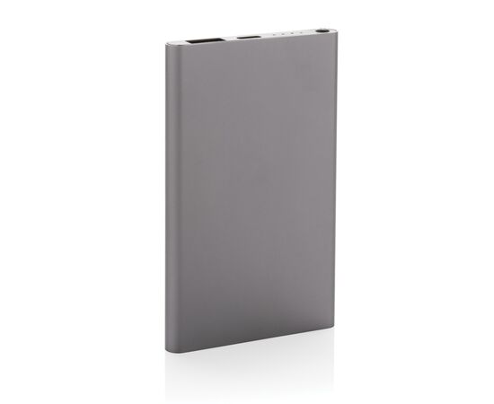 RCS gerecycled plastic/alu 4000 mah powerbank met type C Antraciet - XD Collection P322.420