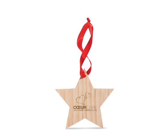 Anhänger  Stern Holz -  CX1373-40