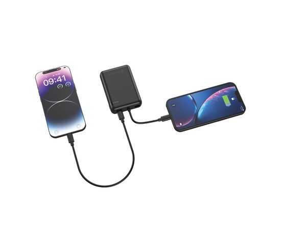 Urban Vitamin Fullerton RCS recycled 10.000 20W PD powerbank Zwart - Urban Vitamin P322.8701