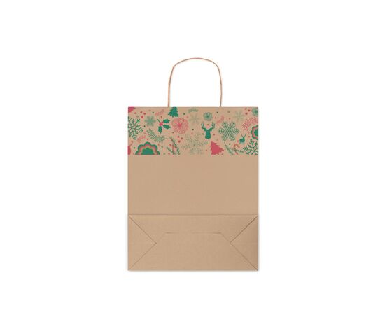 Papieren geschenkzakje medium Beige -  CX1519-13