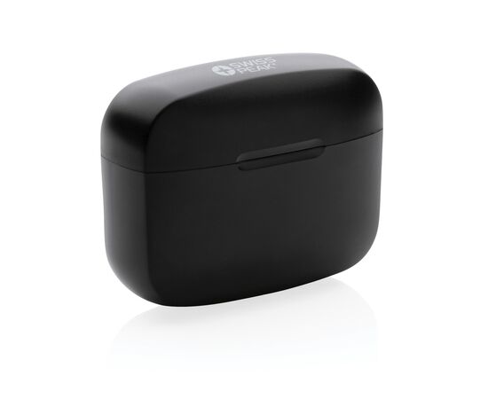 Écouteurs ANC et TWS Swiss Peak en plastique recyclé RCS Noir - Swiss Peak P329.831