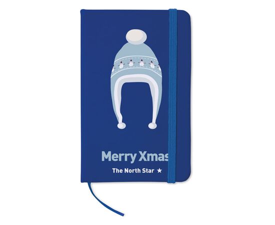 Carnet A6 96 pages lignées Bleu -  MO1800-04