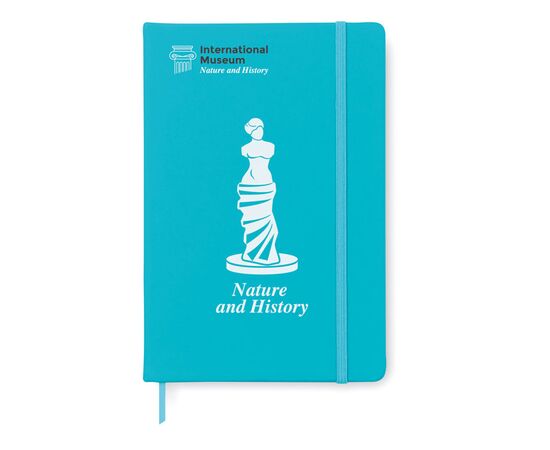 A5 notitieboek, gelinieerd     MO1804- Turquoise -  MO1804-12