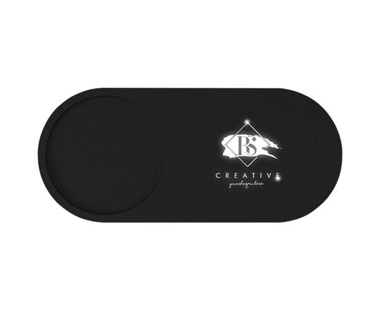SCX.design W17 kabelloses 10W Ladepad mit Bambus-Stifthalter und Leuchtlogo Holz, Schwarz - SCX.design 1PX07871