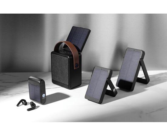 Skywave RCS gerecycled plastic solar oordopjes Zwart - XD Xclusive P331.021