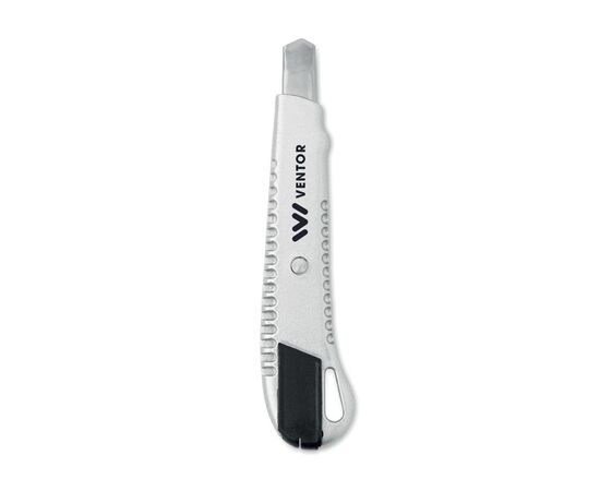 Aluminium retractable knife Silver -  MO2138-14