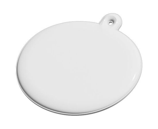 RFX&#8482; H-09 oval reflective TPU hanger White - RFX™ 1PR08701