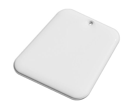 RFX&#8482; H-09 trapezium reflective TPU hanger White - RFX™ 1PR09301