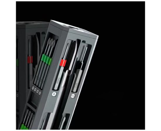 SCX.design T20 30-piece screwdriver and repair set in aluminium case Black - SCX.design 1PX17090