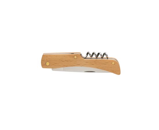 Houten mes met flesopener Bruin - XD Collection P414.019