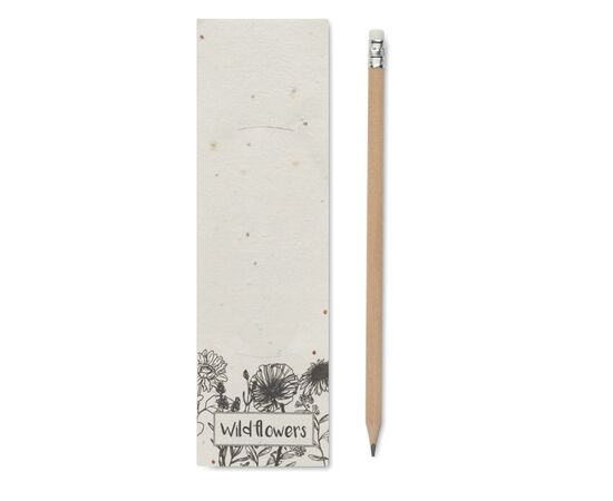 Natuurlijk potlood zaadpapier Wit -  MO2257-06