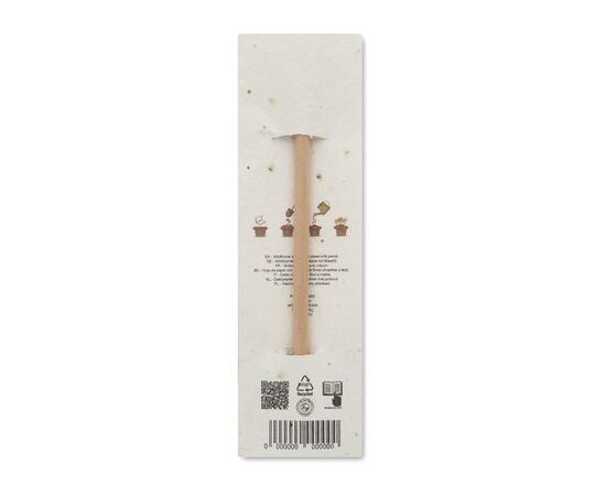 Natuurlijk potlood zaadpapier Wit -  MO2257-06