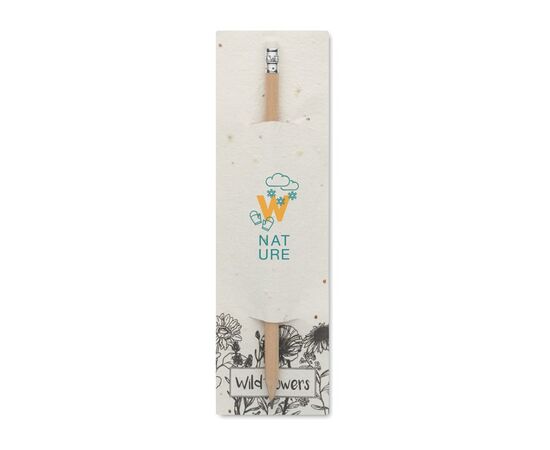 Natuurlijk potlood zaadpapier Wit -  MO2257-06