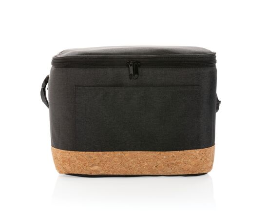 Impact AWARE™ XL RPET two tone koeltas met kurken detail Zwart - XD Collection P422.351