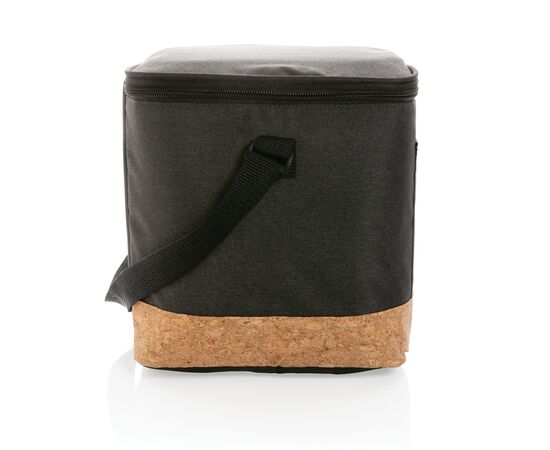 Impact AWARE™ XL RPET two tone koeltas met kurken detail Zwart - XD Collection P422.351