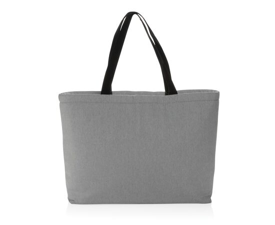 Impact Aware™ 285 gsm rcanvas large cooler tote undyed Grey - XD Collection P422.482