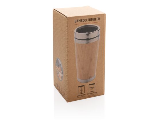Mug double paroi en bambou Brun - XD Collection P432.309