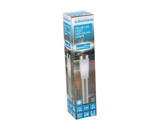 Grundig Solar LED-Light Solarleuchte Silber - Grundig 185901
