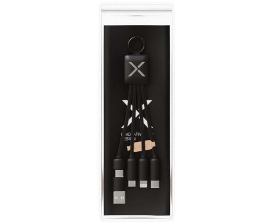 SCX.design C13 20W 5-in-1 charging cable Black - SCX.design 1PX18190