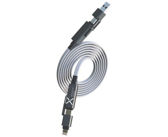 SCX.design C58 60 W magnetisches Flachladekabel Grau - SCX.design 1PX19682