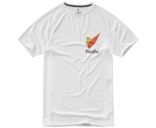 T-shirt cool fit manches courtes homme Niagara Blanc - Elevate Life 39010010