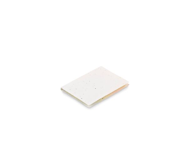 Samenpapier Memoblock Weiß -  MO6510-06