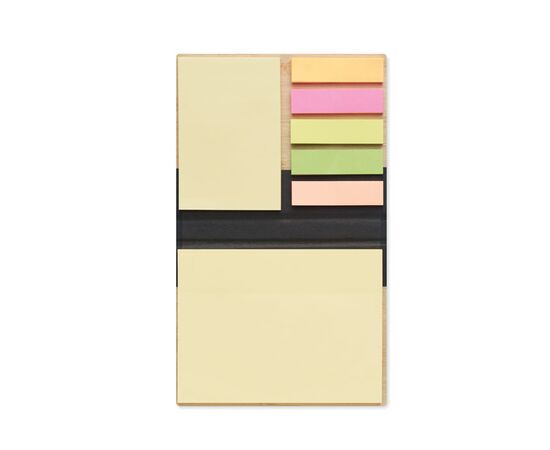 Notes adhésives housse en bambo Noir -  MO6529-03