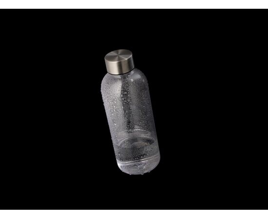 Leakproof water bottle with metallic lid Transparent - XD Collection P433.440