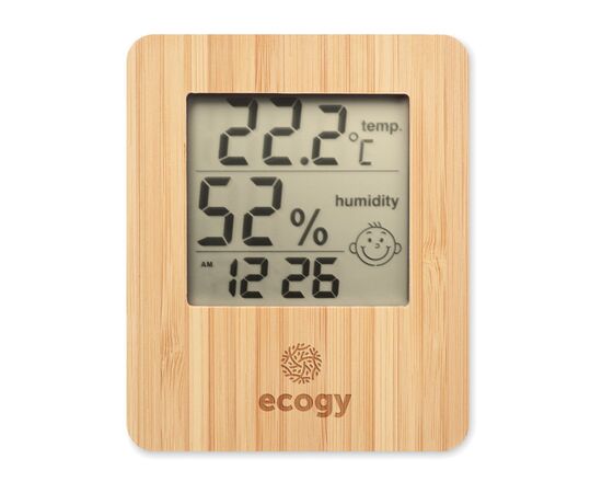 Station météo en bambou Bois -  MO6562-40