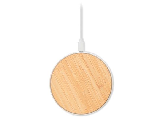Chargeur sans fil 10W en bambou Bois -  MO6563-40