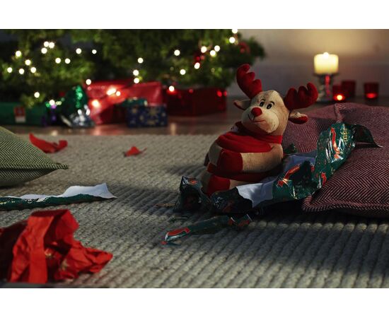 Peluche comprenant un plaid polaire Andrew Custom, Multicolor -  2532.009.Bear