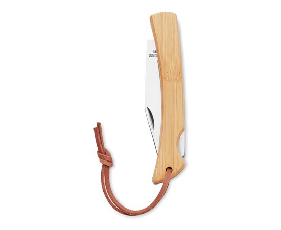 Opvouwbaar mes in bamboe Hout -  MO6623-40