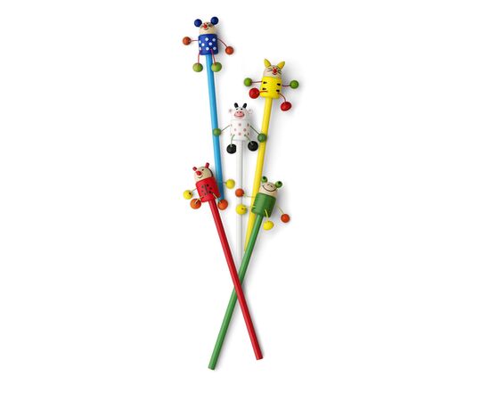 Bleistift mit Tierfiguren George Custom, Multicolor -  1207.009