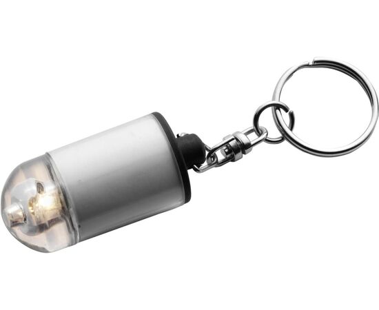 ABS sleutelhanger met lampje Carly Neutraal -  2411.021