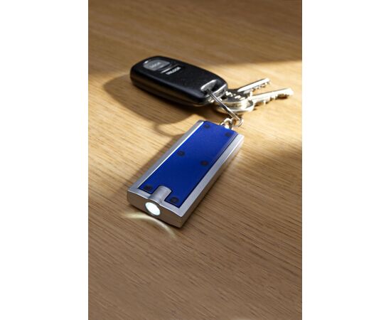 ABS sleutelhanger met LED Mitchell Zwart -  1992.001
