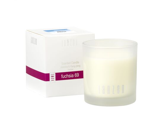 Janzen Scented Candle Fuchsia 69 Transparant - Janzen 300401