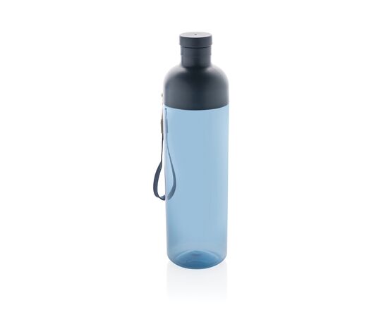 Impact auslaufsichere Wasserflasche aus RCS recyc. PET 600ml Dunkelblau - XD Collection P437.010