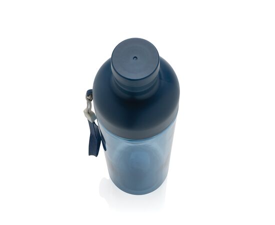 Impact auslaufsichere Wasserflasche aus RCS recyc. PET 600ml Dunkelblau - XD Collection P437.010