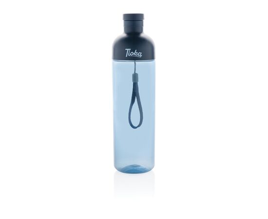 Impact auslaufsichere Wasserflasche aus RCS recyc. PET 600ml Dunkelblau - XD Collection P437.010