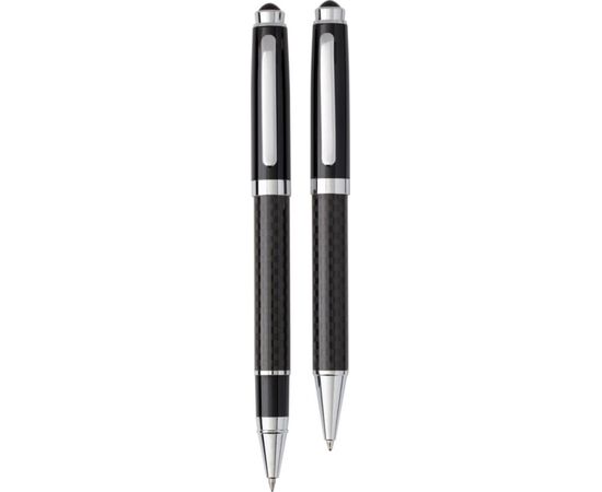 Schreibset aus Metall Ziva Schwarz -  3337.001