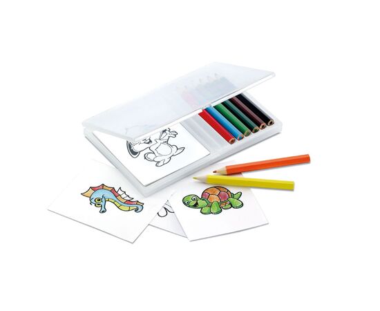 Wooden pencil colouring set Multicolour -  MO7389-99