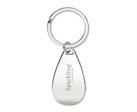 Porte-clés décapsuleur Argent brillant -  MO8135-17