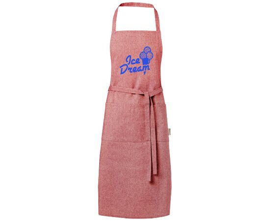 Pheebs 200 g/m² recycelte Schürze Heather rot - Unbranded 11313820