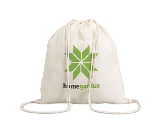 100gr/m² cotton drawstring bag Beige -  MO8337-13