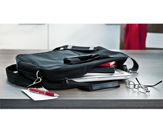 Microfibre laptop bag Shaun Black -  6119.001