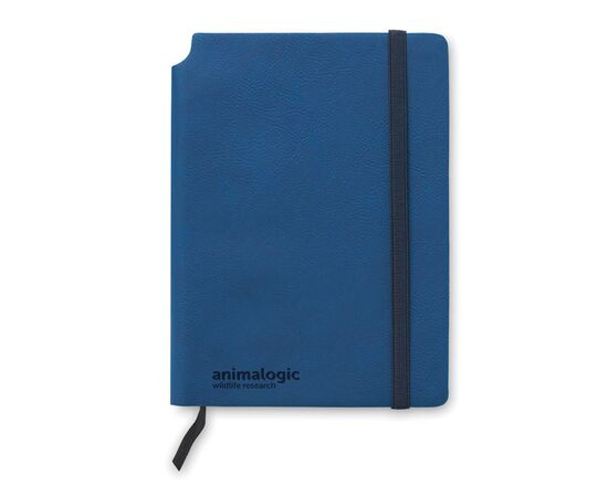 Carnet A5 en PU Bleu -  MO9108-04