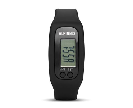 Pedometer bracelet Black -  MO9136-03