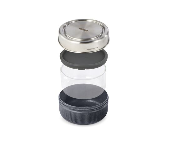 Black+Blum Glas Lunch Bowl 750ml Zilver - Black + Blum P439.0402