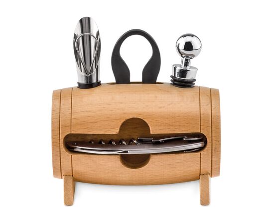 Houten wijnset Hout -  MO9523-40