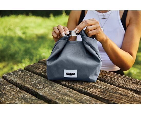 Black+Blum Lunch tasje Zilver - Black + Blum P439.0602